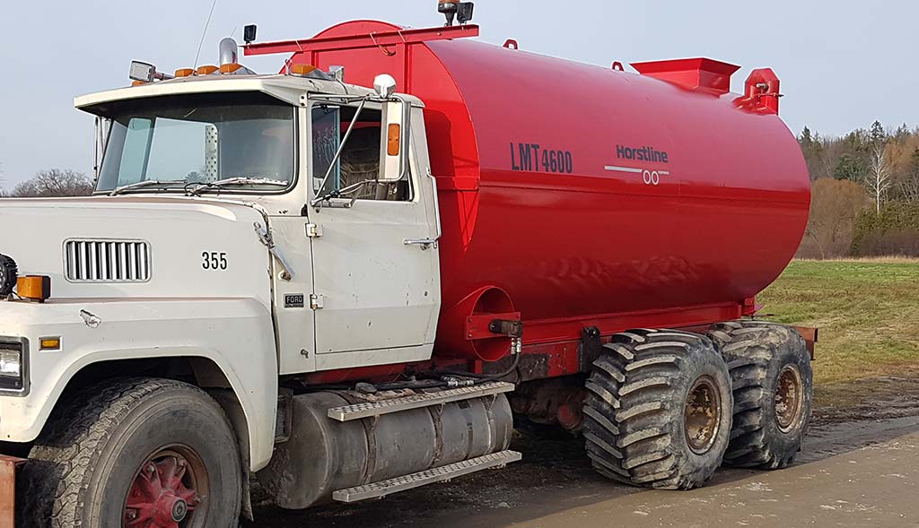 Horstline Manure Tank on Truck