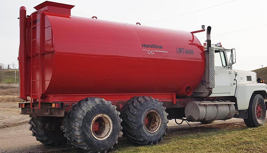 Horstline Manure Tank on Truck 2